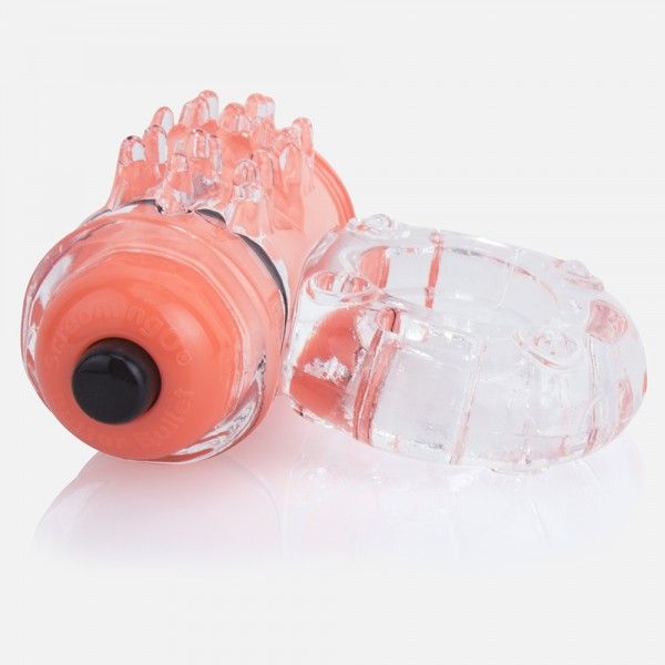 Неоновое оранжевое кольцо на пенис O wow! - Screaming O - в Тамбове купить с доставкой