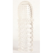 Прозрачная закрытая гелевая насадка - 13,5 см. - Toyfa Basic - в Тамбове купить с доставкой Прозрачная закрытая гелевая насадка - 13,5 см. - Toyfa Basic - в Тамбове купить с доставкой