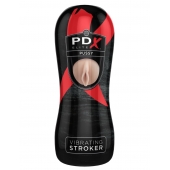 Мастурбатор-вагина Vibrating Pussy Stroker с вибрацией - Pipedream - в Тамбове купить с доставкой