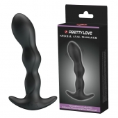 Черный анальный стимулятор простаты с вибрацией Special Anal Massager - 14,5 см. - Baile - в Тамбове купить с доставкой
