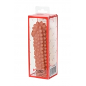 Телесная насадка на фаллос с бугорками KOKOS Extreme Sleeve 10 - 15,8 см. - KOKOS - в Тамбове купить с доставкой