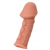 Насадка на фаллос с пузыриками, венками и ребристостью KOKOS Extreme Sleeve 09 - 12,7 см. - KOKOS - в Тамбове купить с доставкой