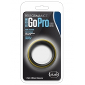 Черно-желтое силиконовое эрекционное кольцо Silicone Go Pro Cock Ring - Blush Novelties - в Тамбове купить с доставкой