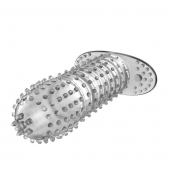 Закрытая прозрачная насадка Crystal sleeve - 12 см. - Erowoman-Eroman - в Тамбове купить с доставкой