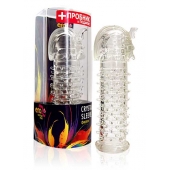 Закрытая прозрачная насадка на пенис Crystal Sleeve Faraon - 13,5 см. - Erowoman-Eroman - в Тамбове купить с доставкой