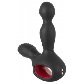 Черный вибромассажер простаты с нагревом и ротацией Prostate Plug - 14,5 см. - Orion - в Тамбове купить с доставкой