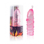 Закрытая рельефная насадка Crystal sleeve snakes в виде змеи с усиками - 14 см. - Erowoman-Eroman - в Тамбове купить с доставкой