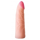 Фаллическая насадка на трусики харнесс - 17,5 см. - LOVETOY (А-Полимер) - купить с доставкой в Тамбове