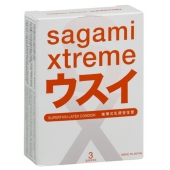 Ультратонкие презервативы Sagami Xtreme SUPERTHIN - 3 шт. - Sagami - купить с доставкой в Тамбове