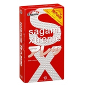 Утолщенные презервативы Sagami Xtreme Feel Long с точками - 10 шт. - Sagami - купить с доставкой в Тамбове