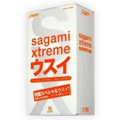 Ультратонкие презервативы Sagami Xtreme SUPERTHIN - 15 шт. - Sagami - купить с доставкой в Тамбове