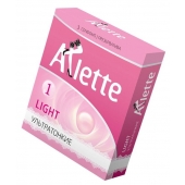Ультратонкие презервативы Arlette Light - 3 шт. - Arlette - купить с доставкой в Тамбове