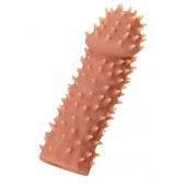 Телесная реалистичная насадка KOKOS Extreme Sleeve 07 с дополнительной стимуляцией - 12,7 см. - KOKOS - в Тамбове купить с доставкой