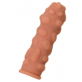 Телесная реалистичная насадка KOKOS Extreme Sleeve 11 с дополнительной стимуляцией - 12,7 см. - KOKOS - в Тамбове купить с доставкой Телесная реалистичная насадка KOKOS Extreme Sleeve 11 с дополнительной стимуляцией - 12,7 см. - KOKOS - в Тамбове купить с доставкой