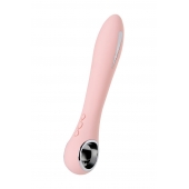 Розовый силиконовый вибратор с электростимуляцией GALVANI VIBE - 21 см. - ToyFa - купить с доставкой в Тамбове