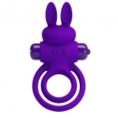 Фиолетовое эрекционное кольцо с вибростимуляцией клитора Vibrant Penis Ring III - Baile - в Тамбове купить с доставкой