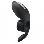 Черное кольцо на пенис с вибрацией Vibration Penis Sleeve - Baile - в Тамбове купить с доставкой