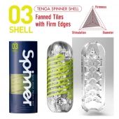 Мастурбатор SPINNER Shell - Tenga - в Тамбове купить с доставкой