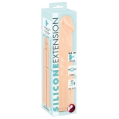Телесная насадка-удлинитель Silicone Extension - 19 см. - Orion - в Тамбове купить с доставкой
