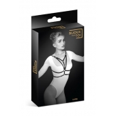 Черная упряжь на грудь Laura - Bijoux Pour Toi - купить с доставкой в Тамбове