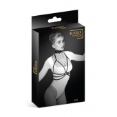 Черная упряжь на грудь Julia - Bijoux Pour Toi - купить с доставкой в Тамбове