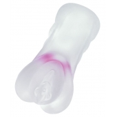 Прозрачный реалистичный мастурбатор Juicy Pussy Crystal Rose - ToyFa - в Тамбове купить с доставкой