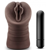 Коричневый мастурбатор-вагина Alexis - Blush Novelties - в Тамбове купить с доставкой