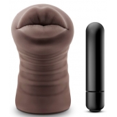 Коричневый мастурбатор-ротик Renee - Blush Novelties - в Тамбове купить с доставкой