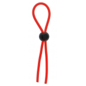 Красное эрекционное лассо с одной бусинкой-утяжкой STRETCHY THICK LASSO - Dream Toys - в Тамбове купить с доставкой