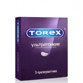 Презервативы Torex  Ультратонкие  - 3 шт. - Torex - купить с доставкой в Тамбове