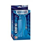 Синяя вакуумная помпа MENZSTUFF PENIS ENLARGER - Dream Toys - в Тамбове купить с доставкой