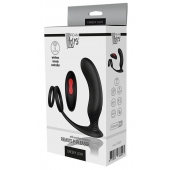 Черный массажер простаты REMOTE P-PLEASER - Dream Toys - в Тамбове купить с доставкой
