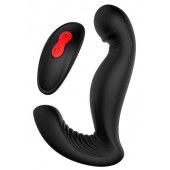 Черный вибромассажер простаты SWIRLING P-PLEASER - Dream Toys - в Тамбове купить с доставкой