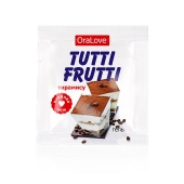 Пробник гель-смазки Tutti-frutti со вкусом тирамису - 4 гр. - Биоритм - купить с доставкой в Тамбове