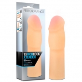 Телесная насадка-удлинитель на пенис PERFORMANCE 1.5INCH COCK XTENDER - 16 см. - Blush Novelties - в Тамбове купить с доставкой