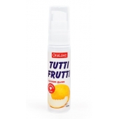 Гель-смазка Tutti-frutti со вкусом сочной дыни - 30 гр. - Биоритм - купить с доставкой в Тамбове
