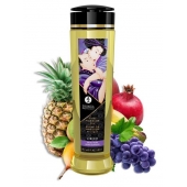 Массажное масло Libido Exotic Fruits с ароматом экзотических фруктов - 240 мл. - Shunga - купить с доставкой в Тамбове