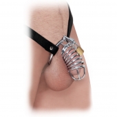 Кольцо верности Extreme Chastity Belt с фиксацией головки - Pipedream - купить с доставкой в Тамбове