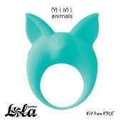 Зеленое эрекционное кольцо Kitten Kyle - Lola Games - в Тамбове купить с доставкой