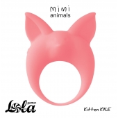 Оранжевое эрекционное кольцо Kitten Kyle - Lola Games - в Тамбове купить с доставкой