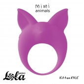 Фиолетовое эрекционное кольцо Kitten Kyle - Lola Games - в Тамбове купить с доставкой