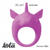 Фиолетовое эрекционное кольцо Unicorn Alfie - Lola Games - в Тамбове купить с доставкой
