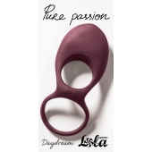 Бордовое эрекционное виброкольцо Daydream - Lola Games - в Тамбове купить с доставкой