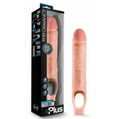 Телесный реалистичный фаллоудлинитель 10 Inch Silicone Cock Sheath Penis Extender - 25,4 см. - Blush Novelties - в Тамбове купить с доставкой