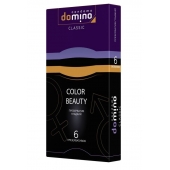 Разноцветные презервативы DOMINO Colour Beauty - 6 шт. - Domino - купить с доставкой в Тамбове