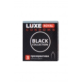 Черные презервативы LUXE Royal Black Collection - 3 шт. - Luxe - купить с доставкой в Тамбове