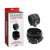Черные наручники Surrender Wrist Restraints - Chisa - купить с доставкой в Тамбове