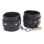 Черные наручники Surrender Wrist Restraints - Chisa - купить с доставкой в Тамбове
