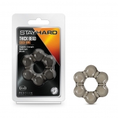 Дымчатое эрекционное кольцо Stay Hard Thick Bead Cock Ring - Blush Novelties - в Тамбове купить с доставкой