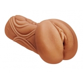 Кофейный мастурбатор-вагина Dumpling - Lola Games - в Тамбове купить с доставкой